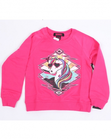 Rock and Roll Cowgirl® Girls' Rainbow Horse Top