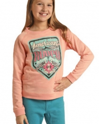 Rock and Roll Cowgirl® Girls' American Rodeo Sweatshirt