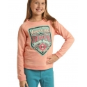 Rock and Roll Cowgirl® Girls' American Rodeo Sweatshirt