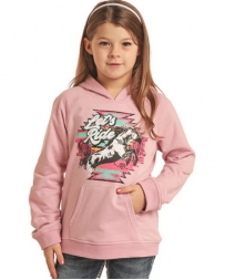 Rock and Roll Cowgirl® Girls' Lets Ride Hoodie