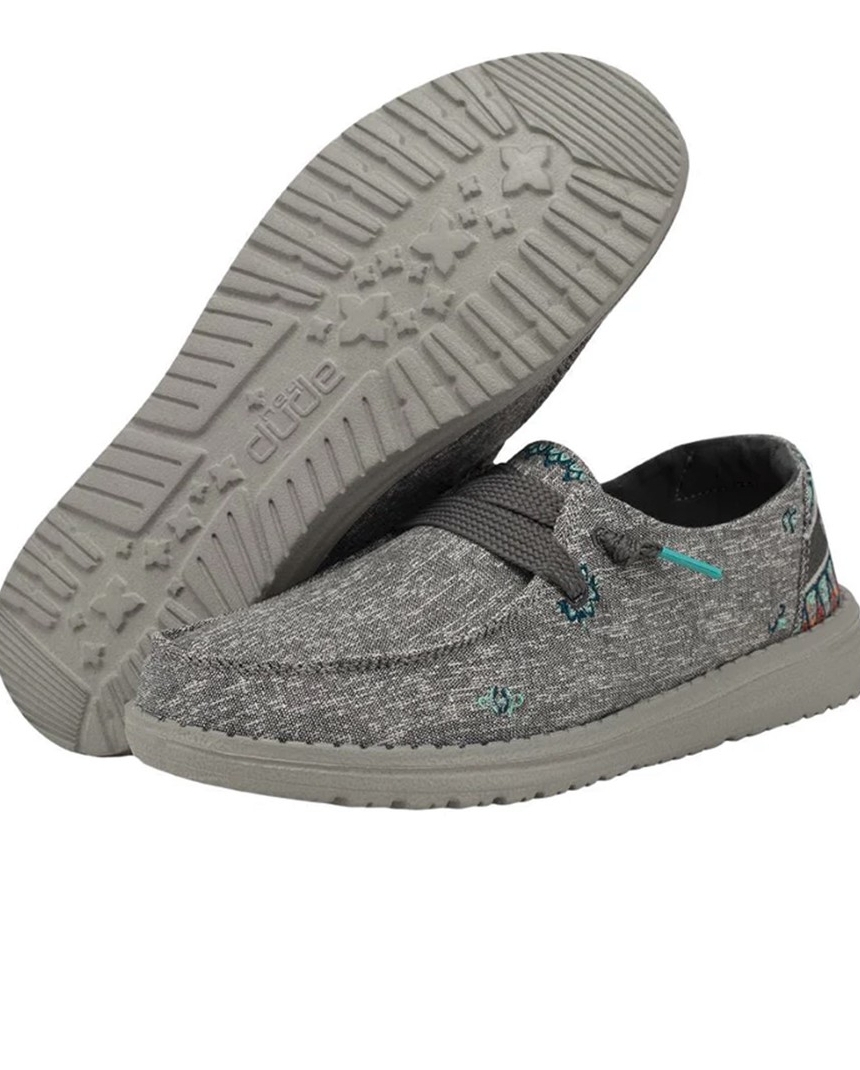 Hey Dude Shoes® Ladies' Wendy Flora Tulip Grey Fort Brands