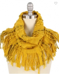 Ladies' Mustard Tube Scarf