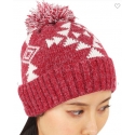 Ladies' Red Aztec Beanie