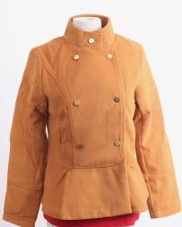 Ladies' Faux Suede Camel Jacket