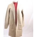 Ladies' Oatmeal Long Cardigan