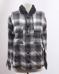 Ladies' Hooded Flannel Top