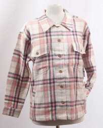 Ladies' Dash Plaid Shacket W/Pockets