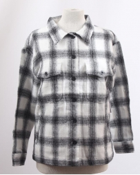 Ladies' Dash Plaid Shacket W/Pockets