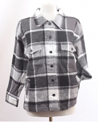 Ladies' Dash Plaid Shacket W/Pockets