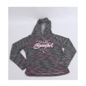 Cowgirl Hardware® Girls' Leopard Heart Jersey Hoodie