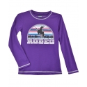 Cowgirl Hardware® Girls' Serape Rodeo LS Tee