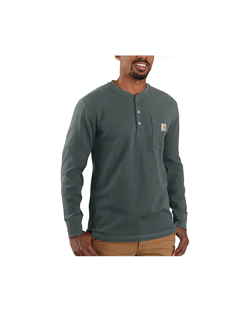 Carhartt® Men's LS Thermal Henley Fort Brands