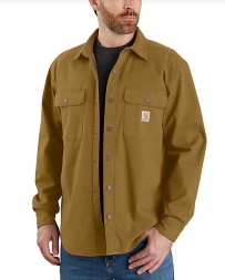 Carhartt® Men's Fleece Lined RF Canvas Shirt Jac