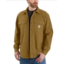 Carhartt® Men's Fleece Lined RF Canvas Shirt Jac