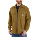 Carhartt® Men's Fleece Lined RF Canvas Shirt Jac - Tall