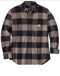 Carhartt® Men's RF Midweight LS Flannel Shirt - Big and Tall