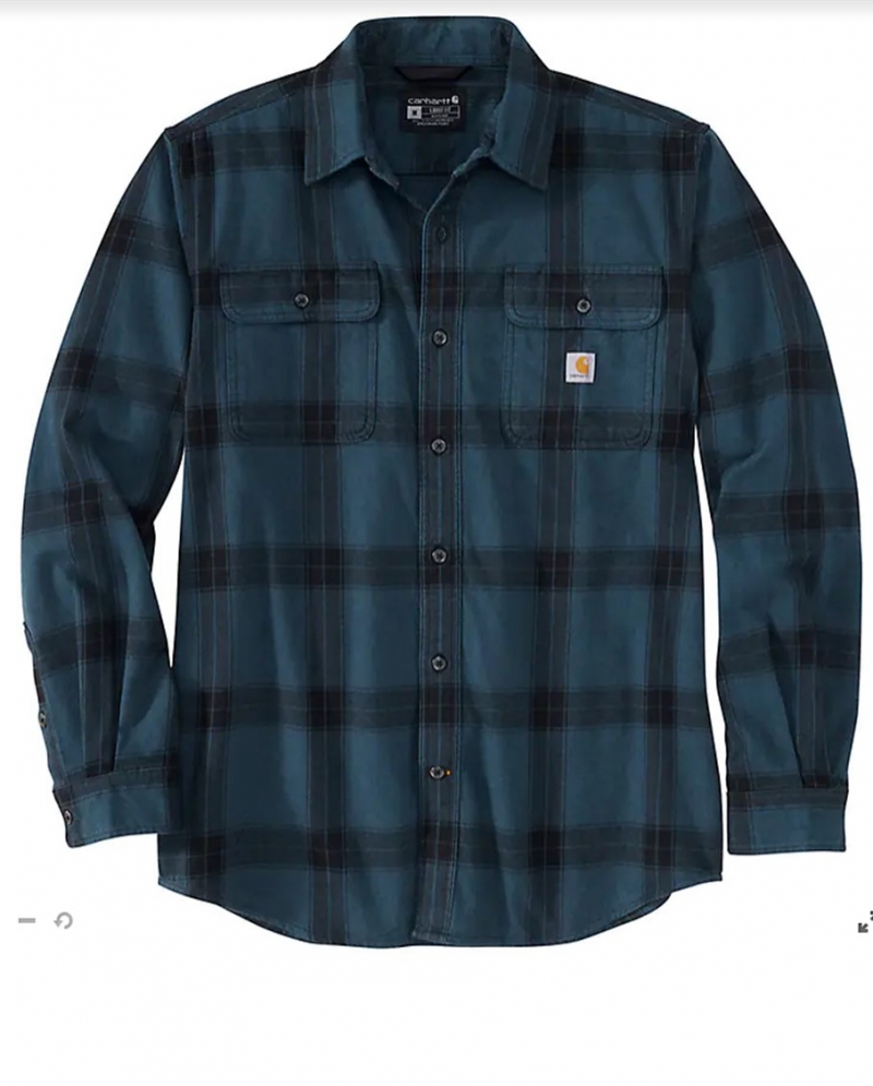 Carhartt® Men's Heavyweight LS Flannel Shirt - Fort Brands