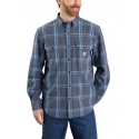 Carhartt® Men's Midweight Chambray LS Plaid - Big and Tall