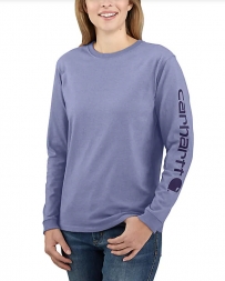 Carhartt® Ladies' LS Sleeve Logo Tee