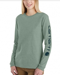 Carhartt® Ladies' LS Sleeve Logo Tee