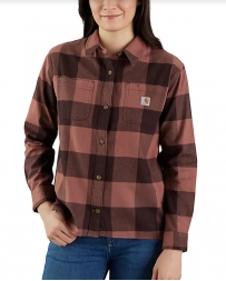 Carhartt® Ladies' RF Flannel Plaid Shirt