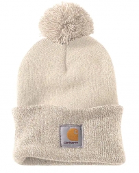 Aura® Ladies' Knit Pom Pom Cuffed Beanie