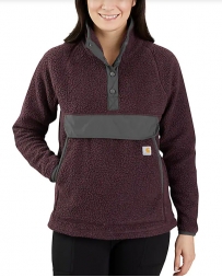 Carhartt® Ladies' 1/4 Snap Fleece Pullover