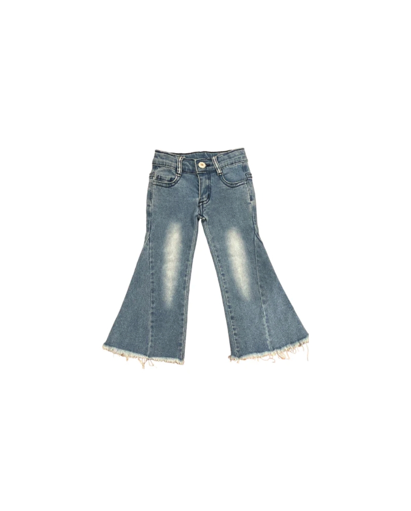 Girls' Toddler Denim Flare Jeans - Fort Brands