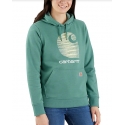 Carhartt® Ladies' Midweight Logo Hoodie