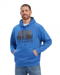 Ariat® Men's Logo Hoodie Blue