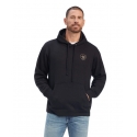 Ariat® Men's Black Logo Hoodie