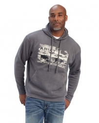 Ariat® Men's Charcoal Logo Hoodie