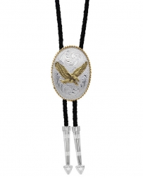 Montana Silversmiths® Men's 2 Tone Oval Bolo With Eagle