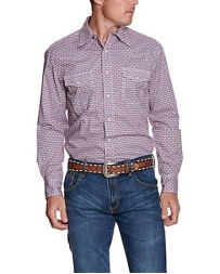Wrangler® 20X® Men's Adv Comfort LS Snap Print