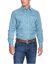 Wrangler® 20X® Men's Adv Comfort LS Snap Print