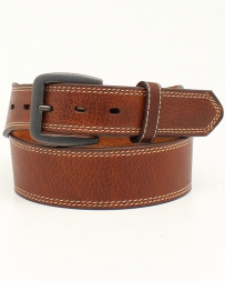 3D Belt Company® Men's Double Stitch Brown Belt