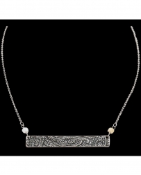 M&F Western Products® Ladies' Antiqued Patina Bar Necklace