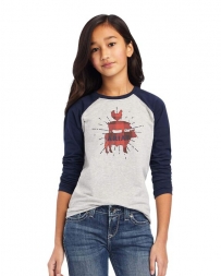 Ariat® Girls' Real Farm LS Tee