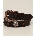 Ariat® Ladies' Flower Concho Embroidered Belt