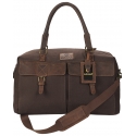 Ariat® Leather/Canvas Duffle Bag