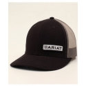 Ariat® Men's Black Logo Meshback