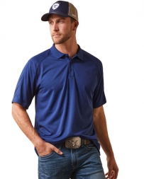 Ariat® Men's AC Polo Solid Blue