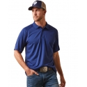 Ariat® Men's AC Polo Solid Blue