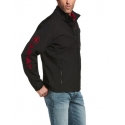 Ariat® Men's Softshell Jacket Red/Black