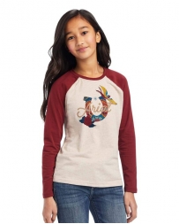 Ariat® Girls' Ropey Rose LS Tee