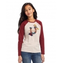 Ariat® Girls' Ropey Rose LS Tee