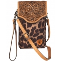 Ariat® Ladies' Tooled Leopard Crossbody