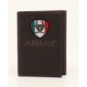 Ariat® Men's Trifold Mex Flag Wallet
