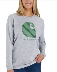 Carhartt® Ladies' Long Sleeve Logo Tee