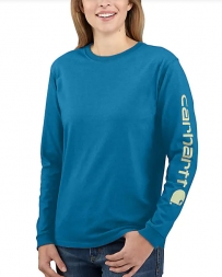 Carhartt® Ladies' LS Sleeve Logo Tee